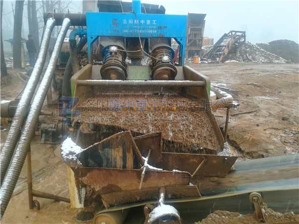 脫水型細沙回收機現場